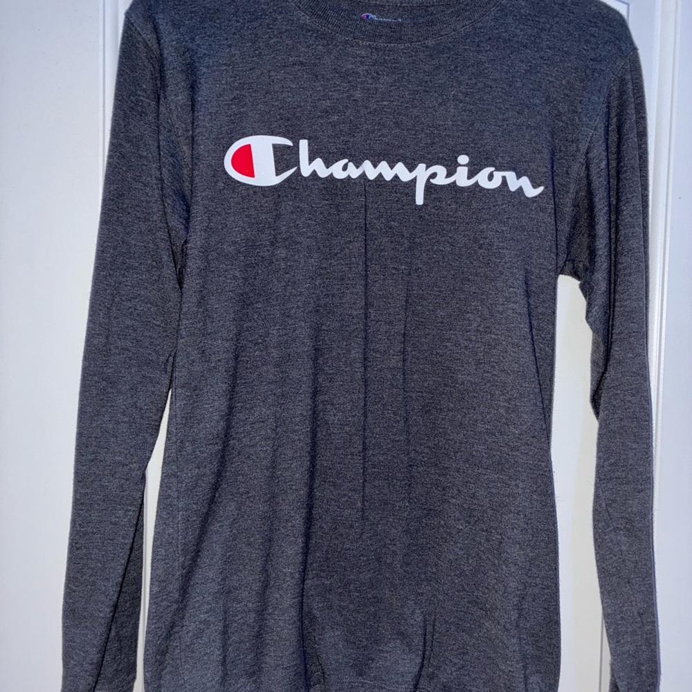 Champion Gray Long Sleeve Shirt